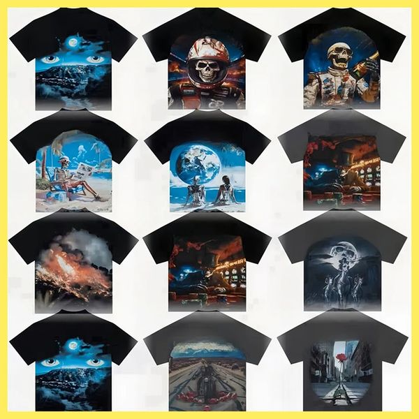 

graphic tee t shirt tops designer mens tshirt womens tshirts shirts for men cotton t-shirt crew neck short sleeve letter printed breathable shirt godspeed shirt, Style 2