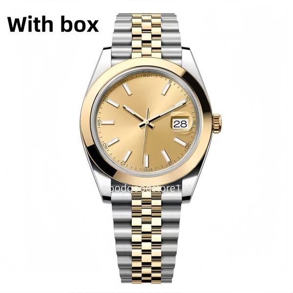 

Automatico watch 36/41MM Full Stainless steel Luminous Waterproof gold 31MM Women Watch Couples Style Classic Wristwatches Super clone watch, Color 3