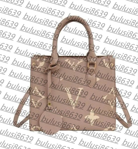 

7A Women designers On The Go East West wallet PM weekend Reverse Canvas Tote Bag with Round Coin Wallet Designer Luxury Handbag Shoulder Bag, Blue