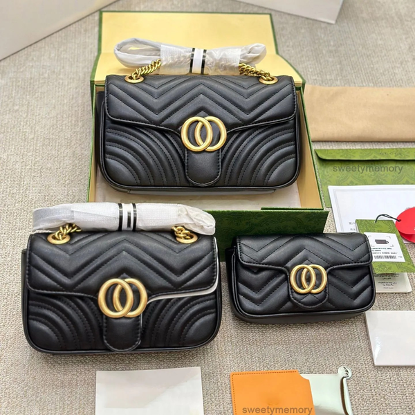 

Designer bag Shoulder Bag 3 Size Crossbody Luxury Ladies Bags High Quality Purse Mini Bag Marmont Crossbody Leather Top Craftsmanship Small Handbags small bag 01, #11