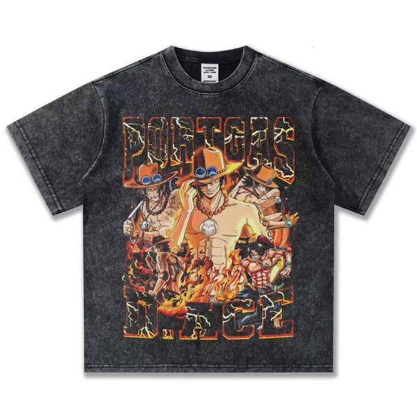 

Clothing Manufacturer 100% Cotton Washed 230g Short Sleeve Letter Print High-Quality Men' T-Shirt men tshirts for mens, Washed black