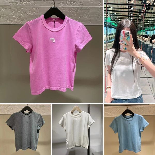 

Women's T Shirt Designer Short Letter Printed Luxury Short Sleeve Tee Cotton Fashion Brand Casual Slim Fit New Style Tops, Brown