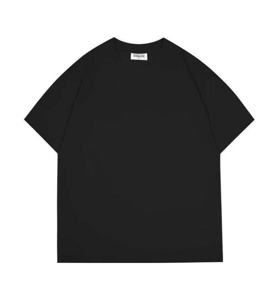 

Clothing Manufacturer Summer New 240g Simple Solid Color Short Sleeve 100% Cotton T-Shirt, Dark green