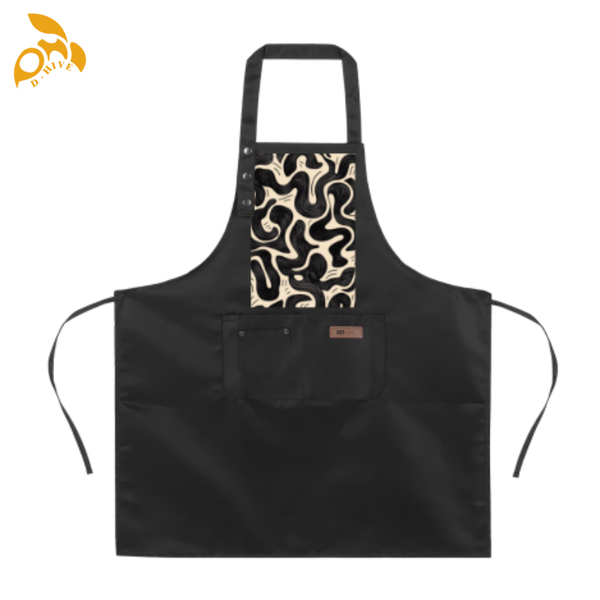 free shipping of customized Take a pocket waterproof apron with exquisite patterns from US