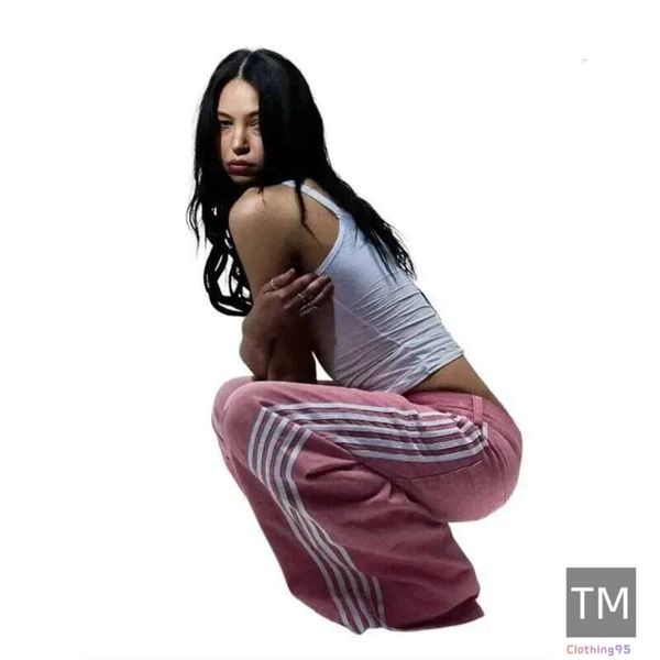 

5A Designer jeans Y2K Baggy Jeans high quality Embroidered Striped Haruku Sweatpants men women Hip Hop streetwear Casual wide leg Denim Pants Fast delivery, Purple