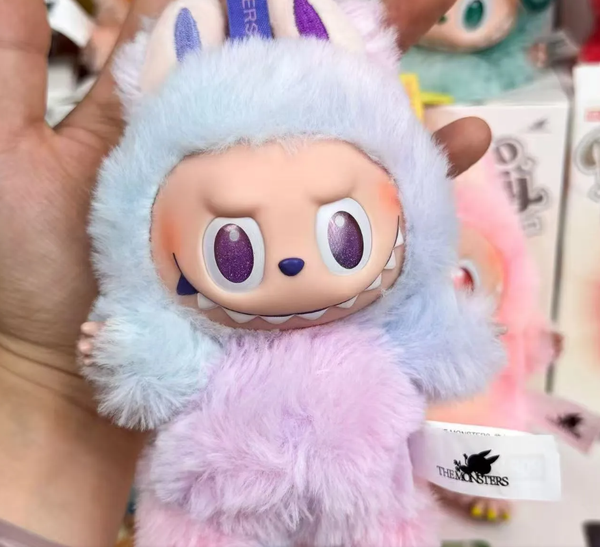 1:1 17cm popmart Top quality labubu doll clothes designer doll v1 v2 v3 la bubu big into energy blind box have a seat keychain a2