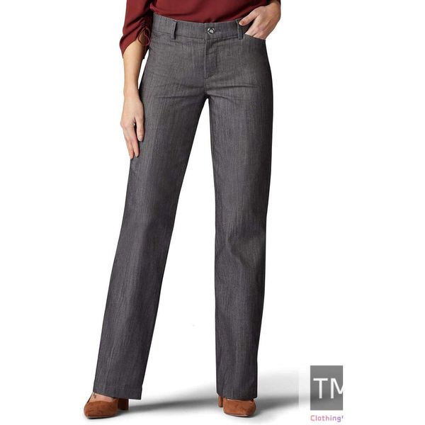 

Women's Ultra Lux Comfort with Flex Motion Trouser Pant, Ash heather