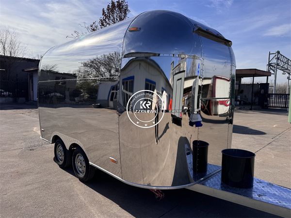 

Street Fast Food Trailer Fully Equipped Popular Street Restaurant Mobile Hot Dog Ice Cream Food Cart With Full Kitchen