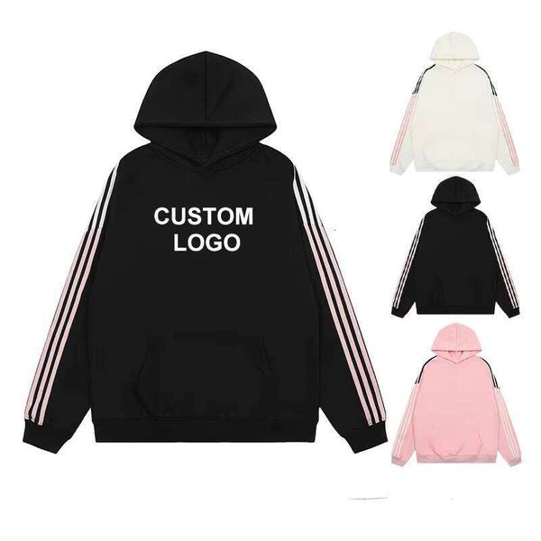 

High Quality Heavyweight French Terry Women's Gym Hoodie Custom Printed Sportswear Oversized Plain Fleece for Winter Hooded, Black