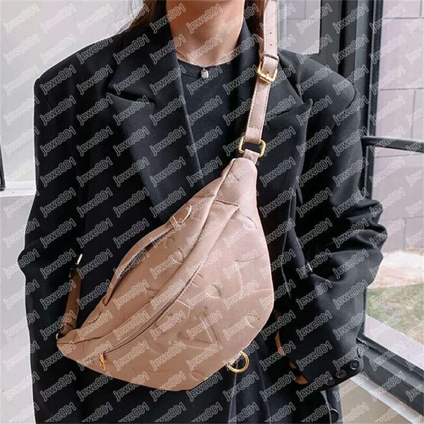 Embossed Letter Designer Bum Bag For Man Crossbody Belt Bags Women Luxury Designer Flower Chest Bumbag Fann Pack V Purse Cross Body Bumbags 244221Bf