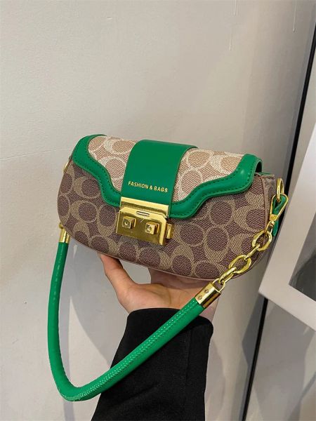 

10A Designer Bag Free Shipping 2025 New Fashion High-end Texture Printed Saddle Bag Single Shoulder Crossbody Bag for Womens, Color 3