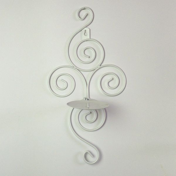 

Wrought iron wedding creative wall hanging candle holder wrought iron style