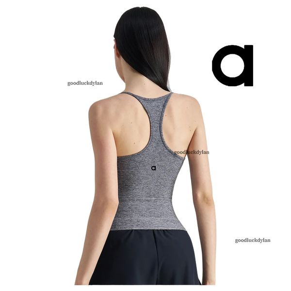 

alocardio Rich Girl Brand 5A Quality Fitness Clothes Elastic Breathable Women' Exercise Underwear with Embedded Cups Ideal For Yoga And Gym Training, White