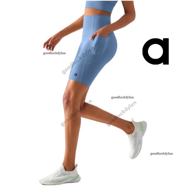 

alocardio Rich Girl Brand 5A Quality Fitness Clothes Women's High-Waisted Yoga Shorts with Peachy Butt Design for Fitness Running, Bitumen blue