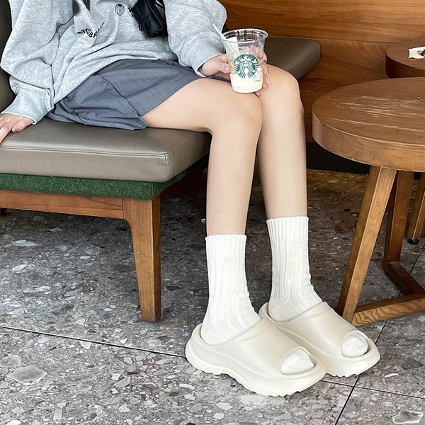 

womens stylish slipon flip flops durable footwear ideal for showers, Khaki