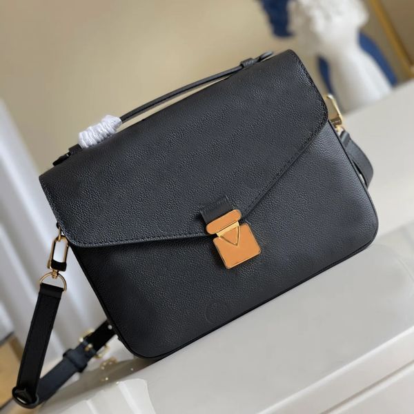

Designer Full Leather Messenger Bag Metis Top-Grade Calfskin with Stainless Steel Hardware 25cm Womens Evening Clutch Shoulder bag, #1 25x9x19 cm