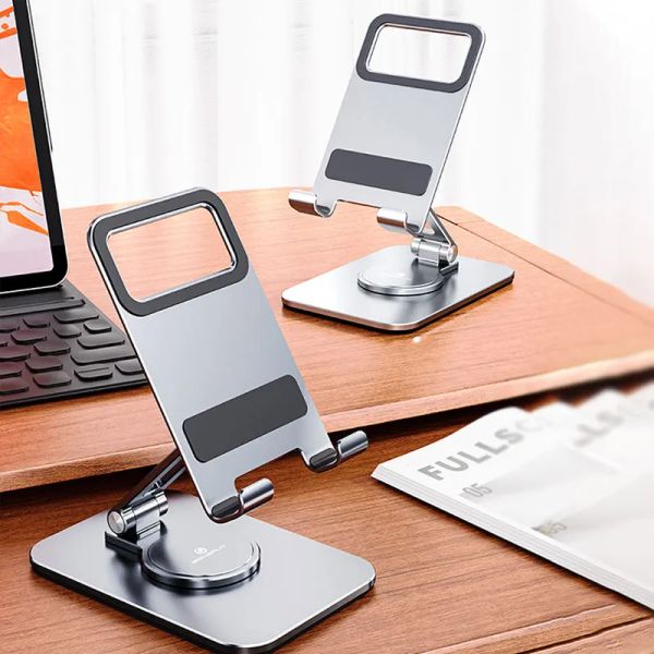 

Universal Desktop Folding 360 Rotatable Stand Mini Adjustable Foldable Aluminum Alloy Phone Holder L05mini