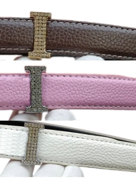 

Classic belt for women double layer cowhide business belt casual multi-functional dress belt exquisite gift box packaging, Pink