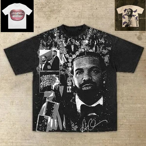 

Men's T-Shirts Y2k instrument printed T-shirt for men's summer Harajuku streetwear classic cotton casual short sleeved men's clothing, Silver