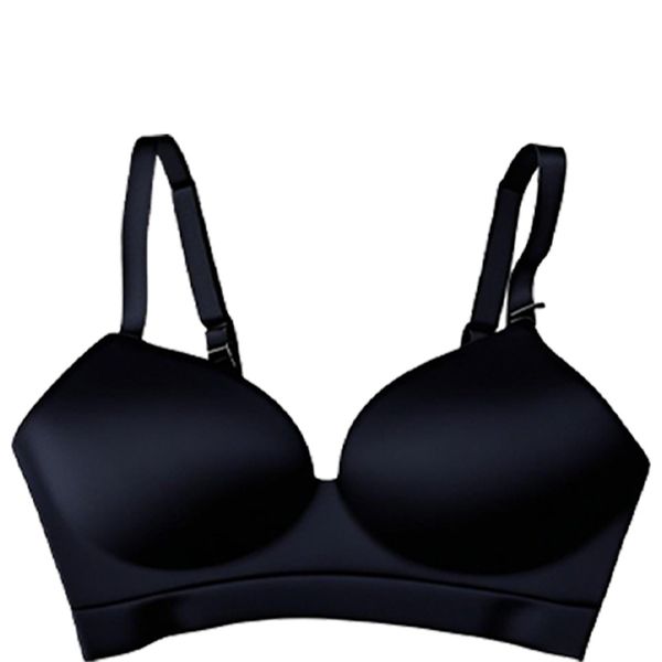 

a musthave wireless bra for women seamlessly padded bra reshapes comfortable daily wear with breathability, Black