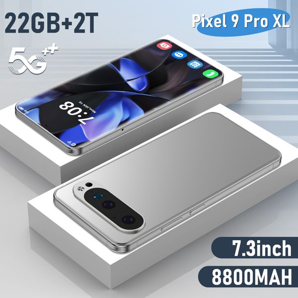 2025 Pixel 9 Pro XL Smartphone 7.3 FHD 108MP 22GB + 2TB Snapdragon 8 Gen4 8800mAh 5G Dual SIM, Android 15 Expandable Memory
