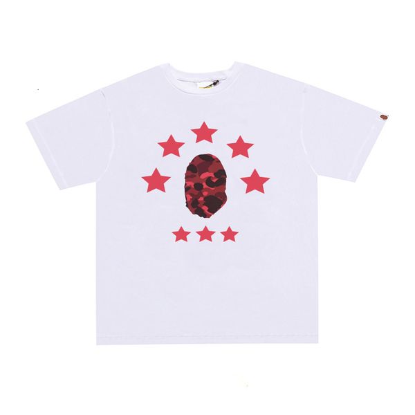 

Streetwear T Shirts Men Designer Summer Camouflage Style Graphic Print Top Short Sleeve Casual Daily Wear Asian Size, D085-white yellow