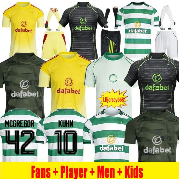 3XL 4XL 25 26 CeltsS jersey Limited edition Soccer Jerseys EDOUARD 25 26 Irish Origins Home Away Football Shirt ELYOUNOUSSI CHRISTIE JOTA GRIFFITHS FORREST1
