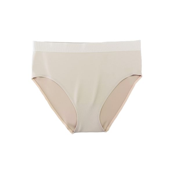 

seamless fit without hurting the flesh high waisted triangle pants wearing tight skirts also provides invisible comfort, Beige