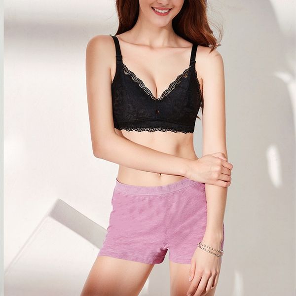 

antibacterial and breathable for peace of mind soft lavender seamless underwear protector of private health, Purple