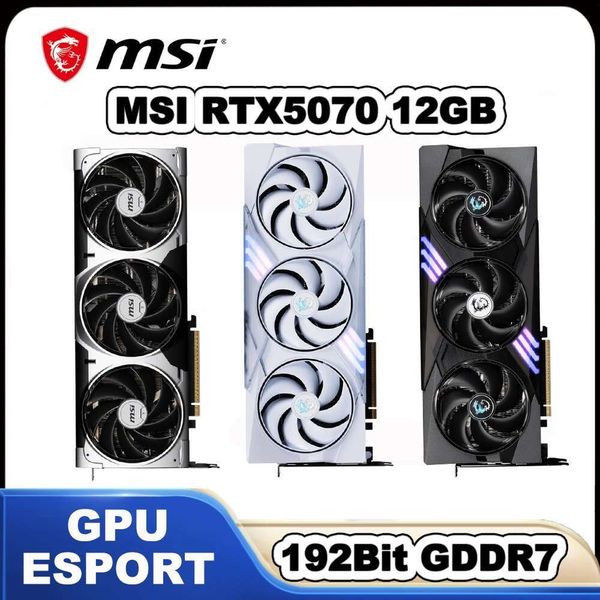 MSI RTX5070 12G VENTUS GAMING TRIO OC Graphics Card RTX 5070 GDDR7 12GB 192Bit GPU 2542 MHz 16-pin 28 Gbps Gaming Video Card