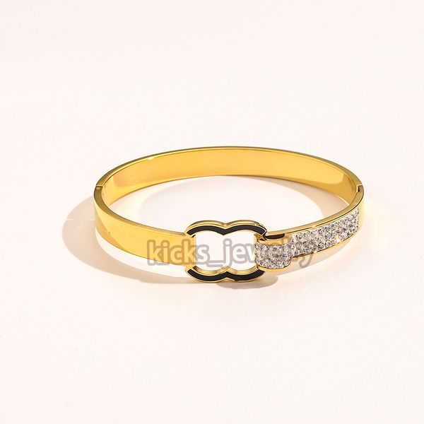 

Classic designer bracelet minimalist letter bracelet open bracelet hollow bracelet birthday holiday gift