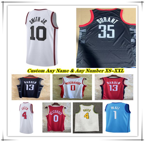 

Printed 35 Kevin Durant Basketball Jersey Alperen Sengun Fred VanVleet Amen Thompson Tari Eason Jabari Smith Jr. Steven Adams Hakeem Olajuwon Yao Ming Drexler, Men white style