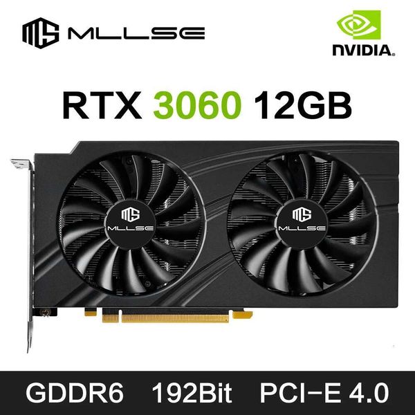 MLLSE RTX 3060 12GB Graphics Card GDDR6 192Bit PCI Express 4.0 16 8Pin NVIDIA GPU Rtx 3060 Gaming Video Card Placa De Video