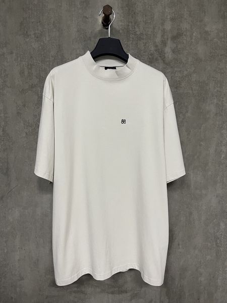 

Men's T-Shirts Designer Water washing process for printing short sleeved T-shirts, Black