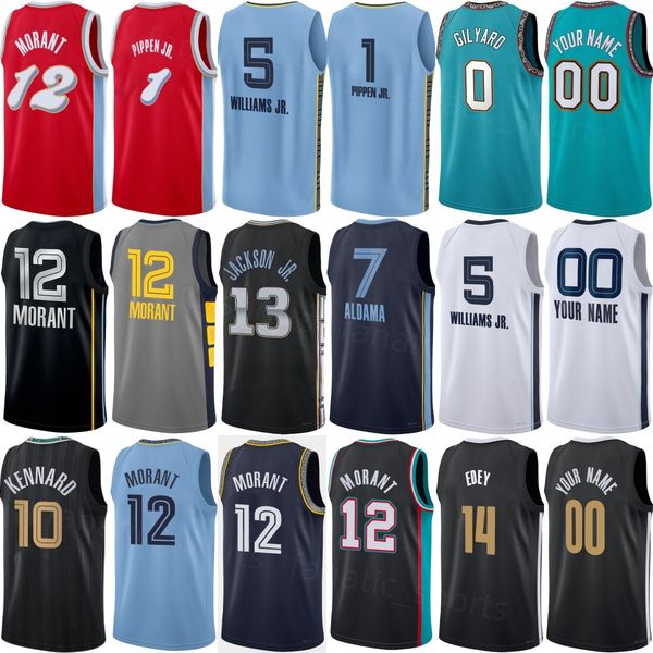 Print Basketball Marvin Bagley III Jerseys 35 Child Women Mens Kentavious Caldwell-Pope 3 Cole Anthony 4 Ja Morant 12 Scotty Pippen Jr 1 Jaren Jackson Jr Santi Aldama