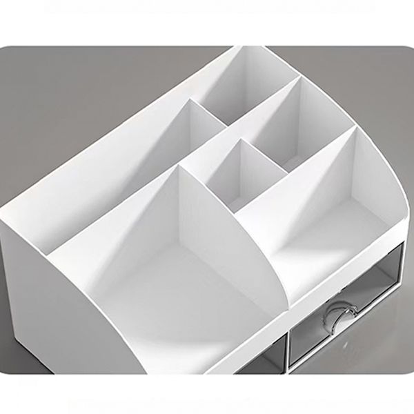 

Desktop storage expert with practical partition design, White