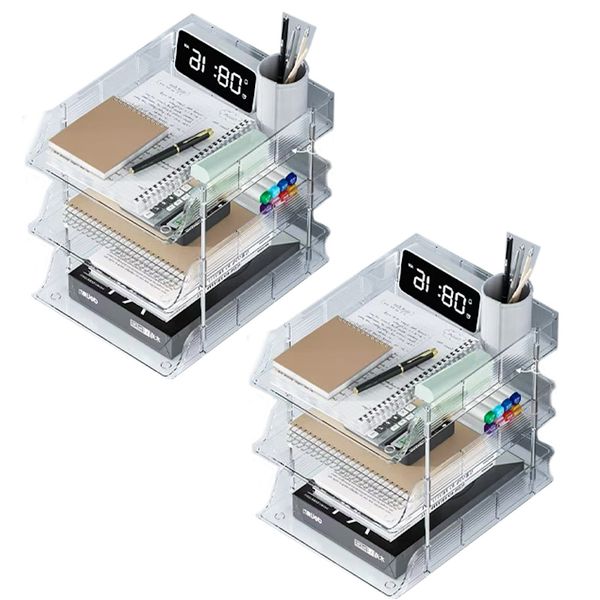 

acrylic threelayer storage box simple designpractical functions, Transparent