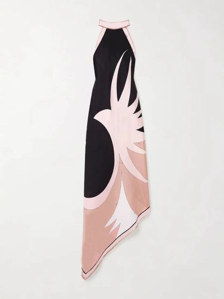 

Geometric Print One Piece Swimsuit for Women Chain Straps Swimwear Open Back Padded Bathing Suits Sexy Vacation Tropical Camisole Beach Swimming Suit S- 6688, Multi