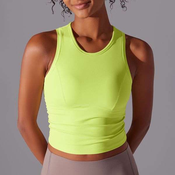 

naked and skin friendly yoga vest no steel ring beautiful back fitness bra, Black