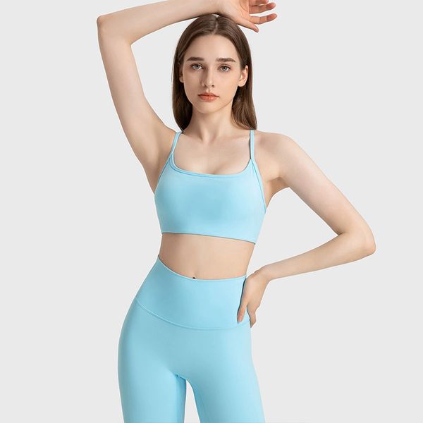 

integrated yoga vest underwear running yoga shockproof top, Grey