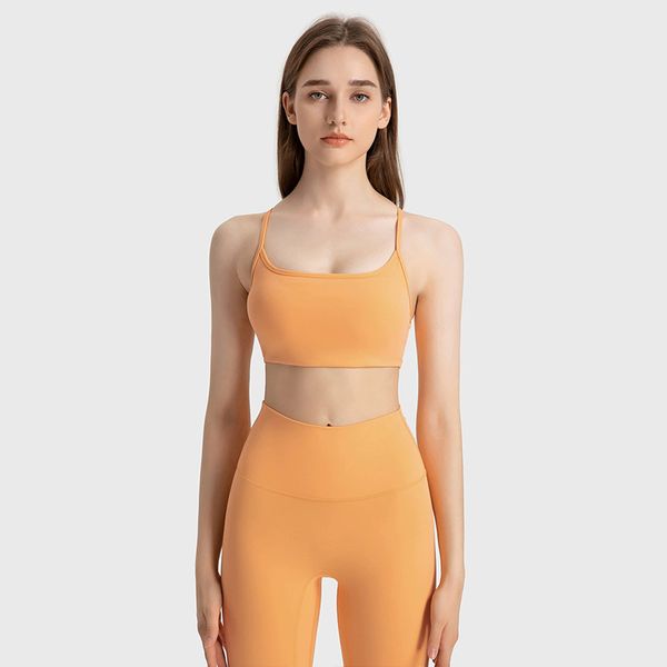 

Candy colored yoga vest underwear quick drying breathable sports bra, White