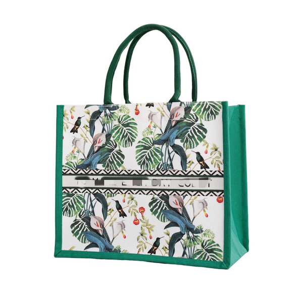 

Student-Friendly Multi-Purpose Tote with a Classic Literary Design, Green