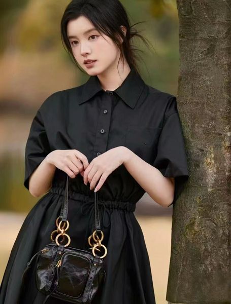 249 Trendy Retro Wax Leather Fashionable All-match Handbag Shoulder Bag