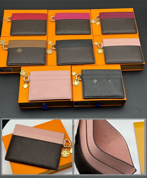 

Designer leather Wallet High quality clip Metal buckle Wallet Lattice zipper Luxury Women Card Holder Purse credit card holder Handbag Money Bag With box 82739, #7