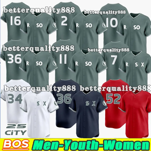 Wilyer Abreu Triston Casas Rafael Devers red sox jersey Garrett Crochet Alex Bregman Trevor Story Baseball Jerseys David Ortiz red sox city connect jersey no