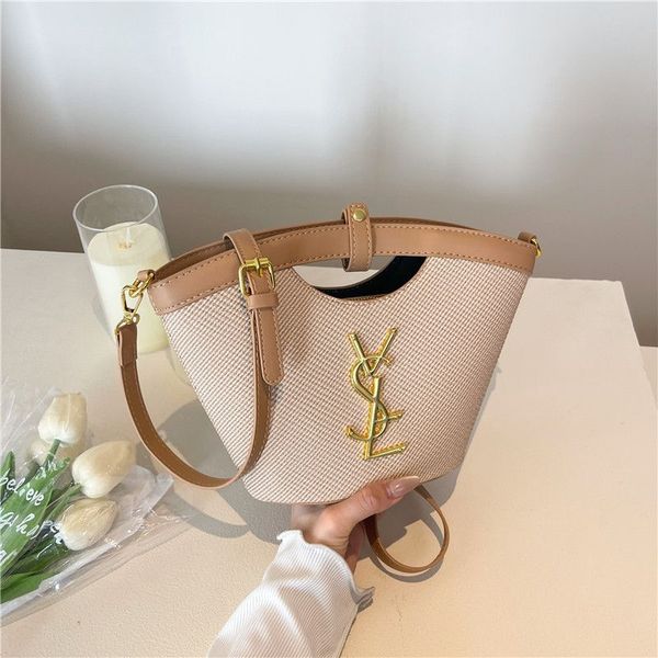 

Women's new style of foreign style all-match pure color shoulder bag fresh and elegant cross-body bag 2025s hot, White #