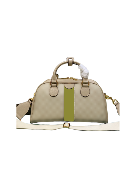 

Luxury Designer Lambskin Handbag for Women - Soft Underarm Crossbody Bag, Khaki