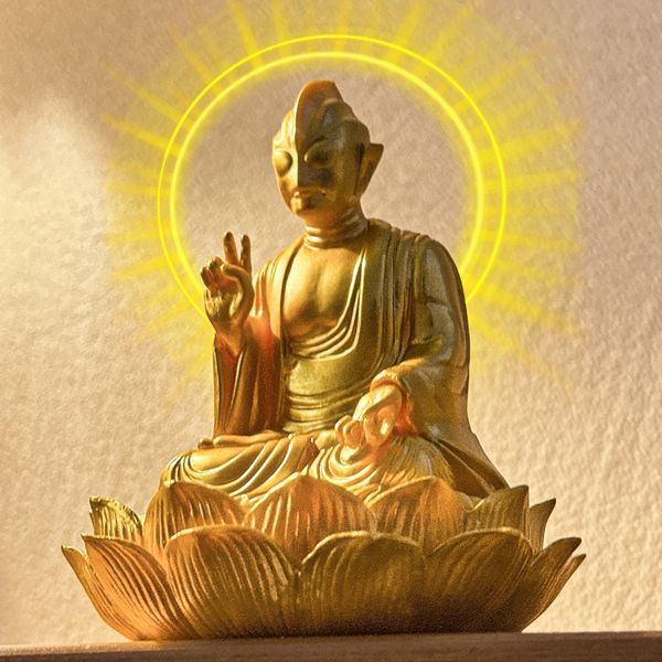 

Meditation ornament parody sand sculpture abstract funny birthday gift