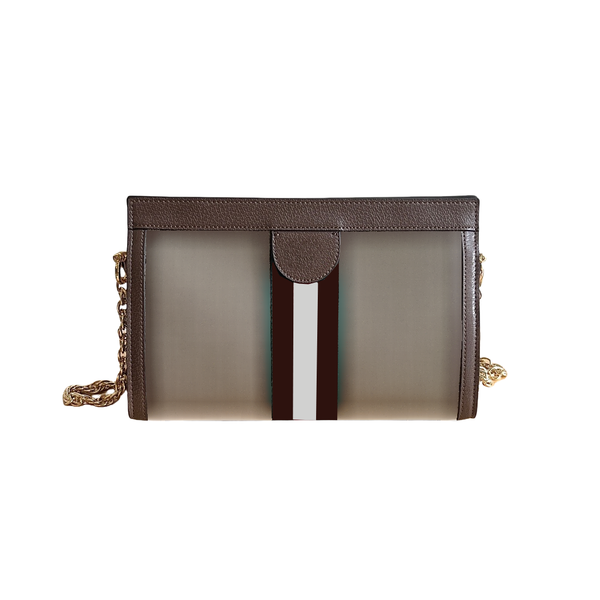

Elegant compact designer shoulder bag; mixed materials; denim and leather cross-body carry bag., Black