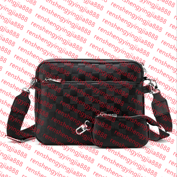 

Luxury Designers Bag Men Messenger bags Women Men totes bag CrossBody bag Reverse Canvas Set Leather Shoulder man Bag with Purse Wallet Clut, 20#